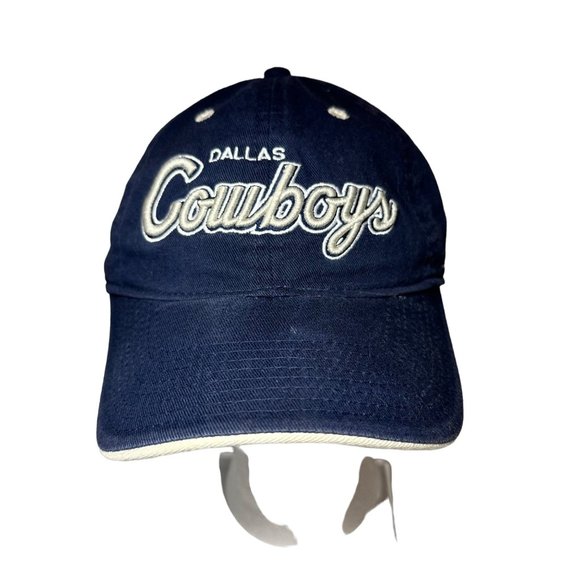 Reebok Other - Reebok On Field VTG NFL Dallas Cowboys Navy Blue Embroidered Strap Back Hat Cap